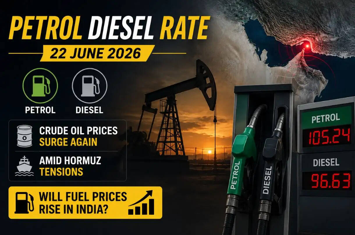22 June 2026 petrol diesel rate